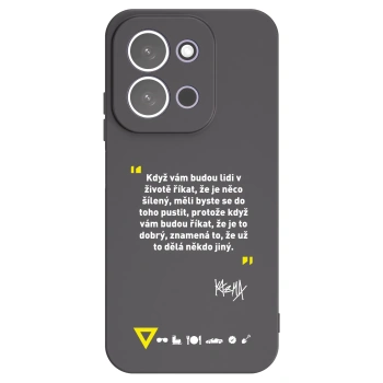Picasee silikonový černý obal pro Xiaomi Redmi 15C 5G - Kazma - MĚLI BYSTE SE DO TOHO PUSTIT