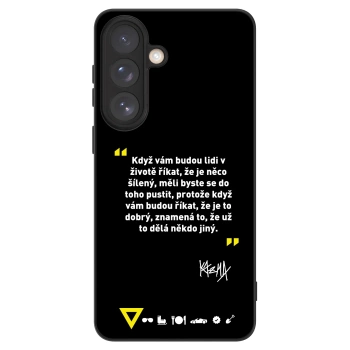 Picasee ULTIMATE CASE pro Samsung Galaxy S26+ - Kazma - MĚLI BYSTE SE DO TOHO PUSTIT