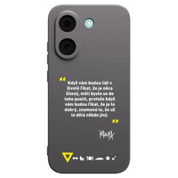 Picasee silikonový černý obal pro Xiaomi Poco X8 Pro - Kazma - MĚLI BYSTE SE DO TOHO PUSTIT