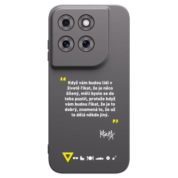 Picasee silikonový černý obal pro Motorola Moto G77 - Kazma - MĚLI BYSTE SE DO TOHO PUSTIT