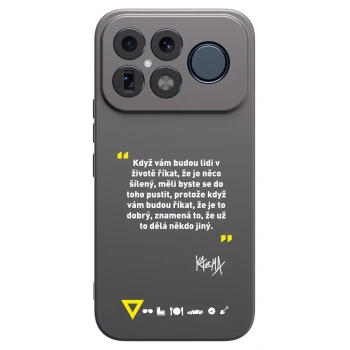 Picasee silikonový černý obal pro Xiaomi Poco F8 Ultra - Kazma - MĚLI BYSTE SE DO TOHO PUSTIT