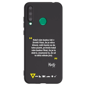 Picasee silikonový černý obal pro Honor 20 Lite - Kazma - MĚLI BYSTE SE DO TOHO PUSTIT