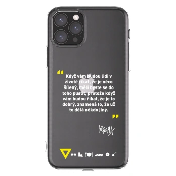 Picasee silikonový průhledný obal pro Apple iPhone 11 Pro - Kazma - MĚLI BYSTE SE DO TOHO PUSTIT