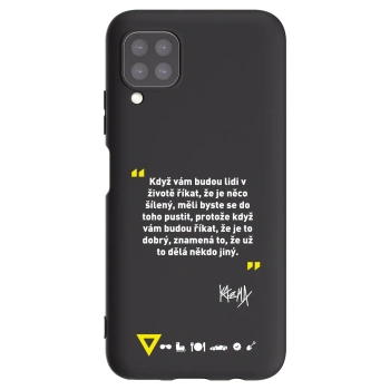 Picasee silikonový černý obal pro Huawei P40 Lite - Kazma - MĚLI BYSTE SE DO TOHO PUSTIT