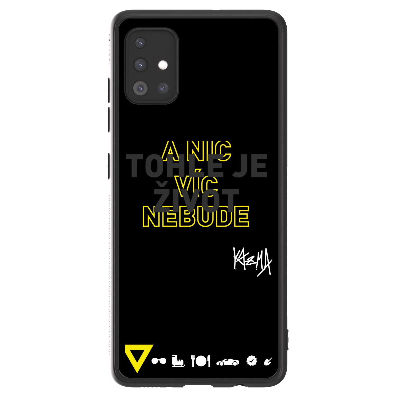 Picasee ULTIMATE CASE pro Samsung Galaxy A51 A515F - Kazma - TOHLE JE ŽIVOT A NIC VÍC NEBUDE