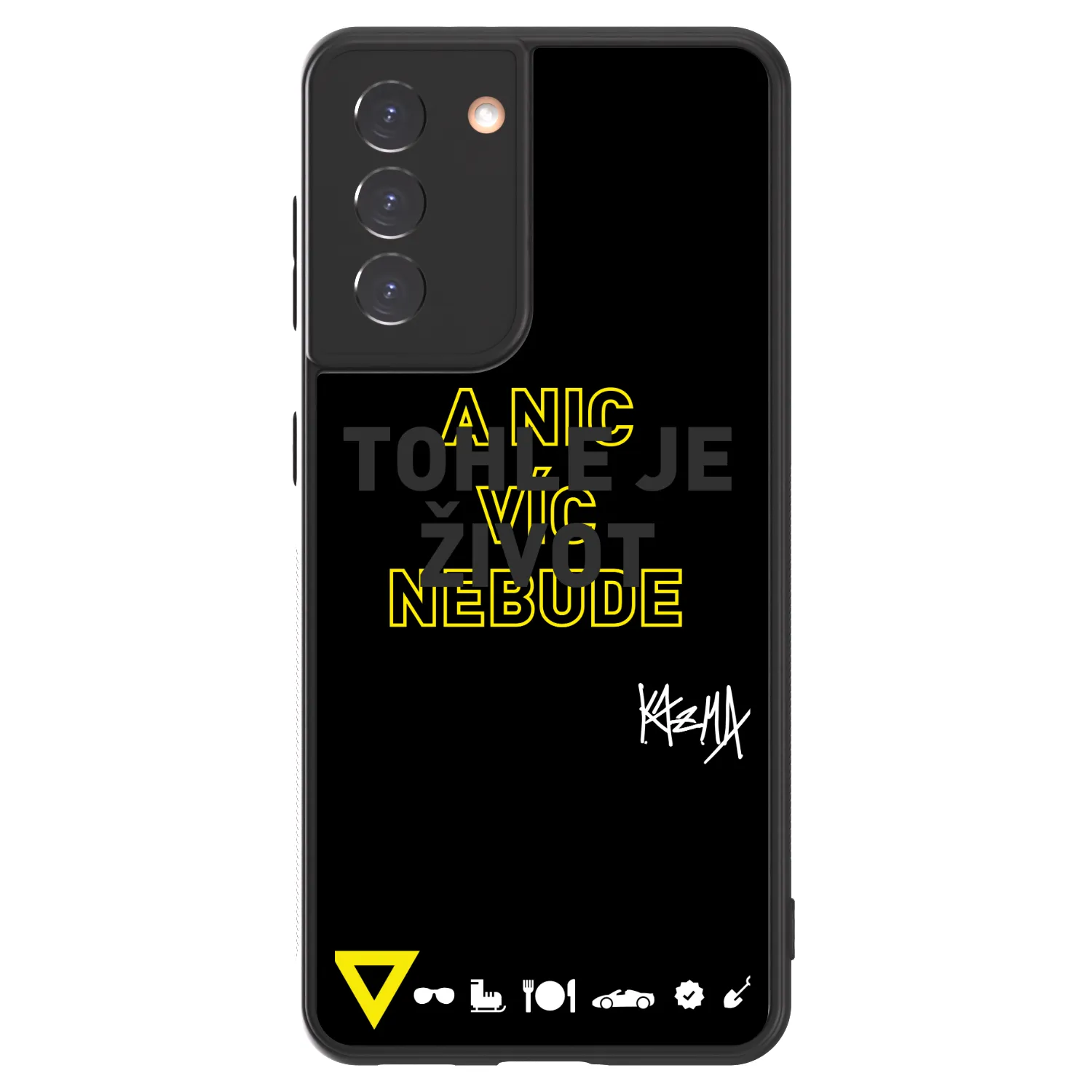 Picasee ULTIMATE CASE pro Samsung Galaxy S21 5G G991B - Kazma - TOHLE JE ŽIVOT A NIC VÍC NEBUDE