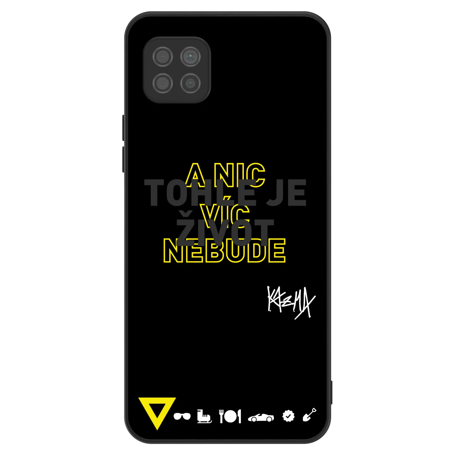 Picasee ULTIMATE CASE pro Huawei P40 Lite - Kazma - TOHLE JE ŽIVOT A NIC VÍC NEBUDE