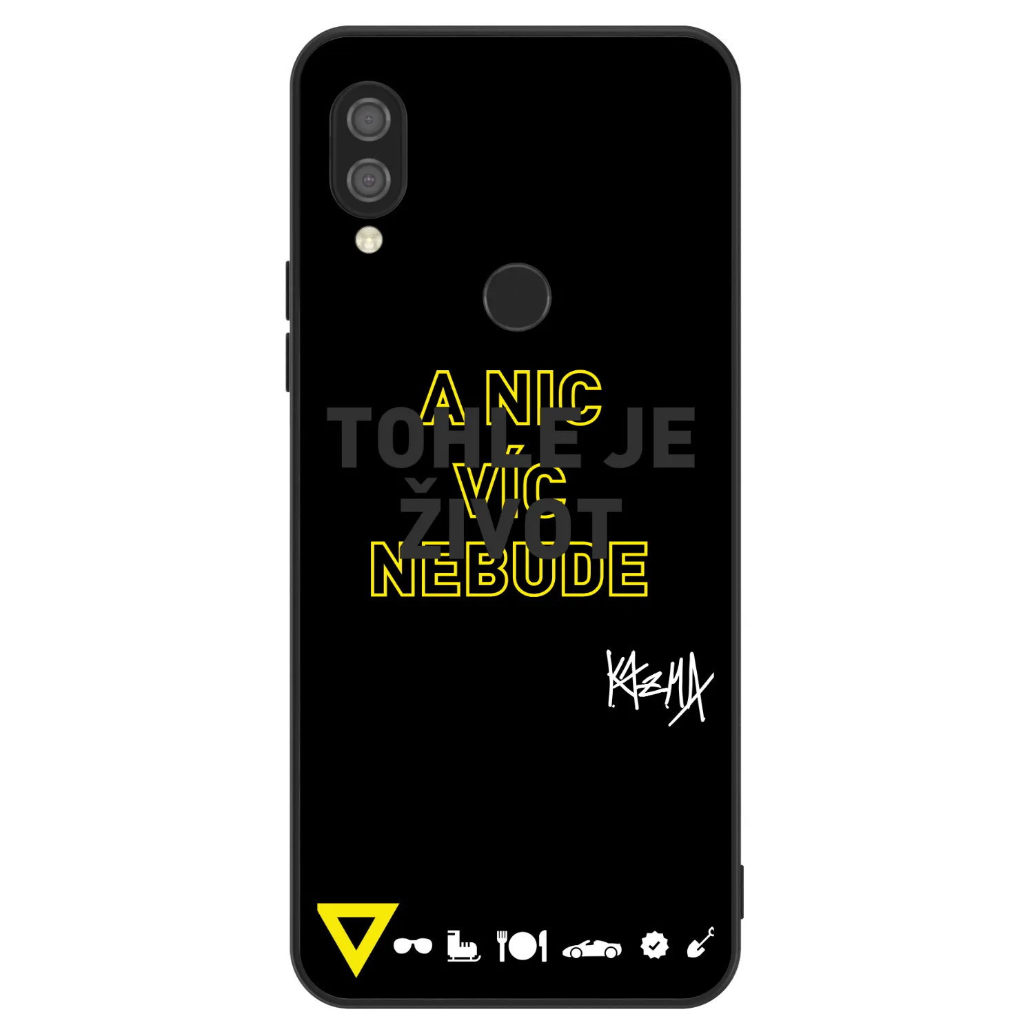 Picasee ULTIMATE CASE pro Xiaomi Redmi 7 - Kazma - TOHLE JE ŽIVOT A NIC VÍC NEBUDE