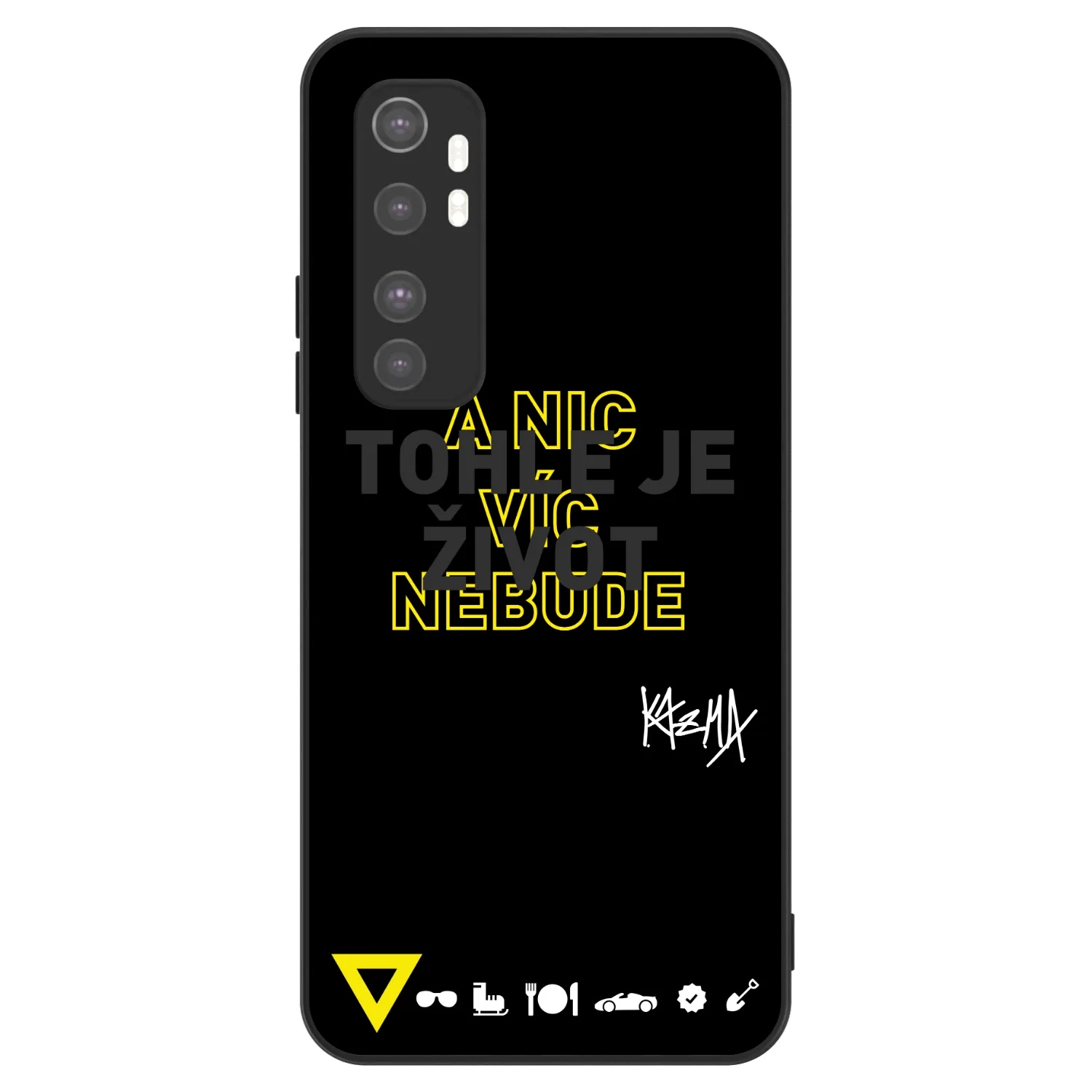 Picasee ULTIMATE CASE pro Xiaomi Mi Note 10 Lite - Kazma - TOHLE JE ŽIVOT A NIC VÍC NEBUDE
