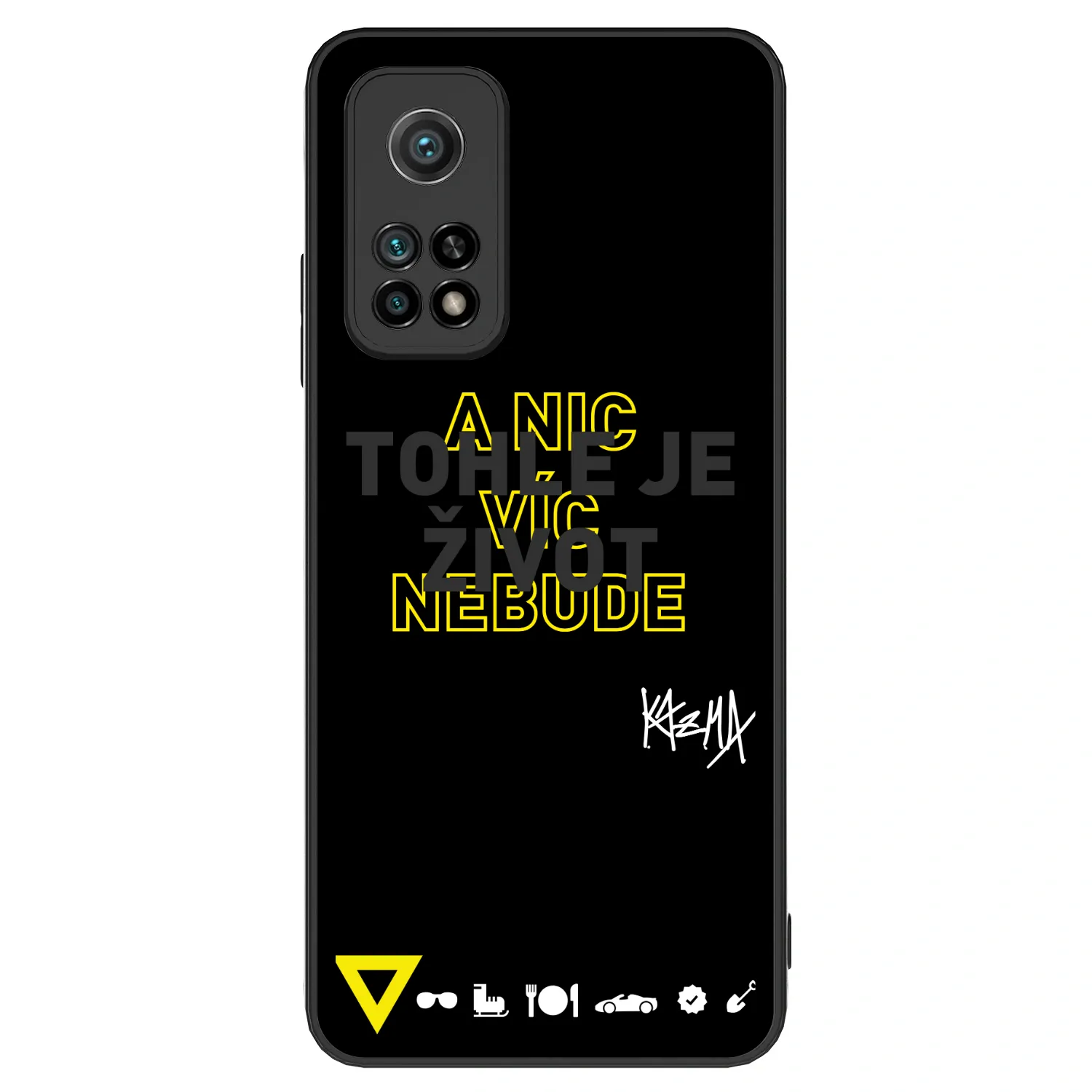 Picasee ULTIMATE CASE pro Xiaomi Mi 10T Pro - Kazma - TOHLE JE ŽIVOT A NIC VÍC NEBUDE