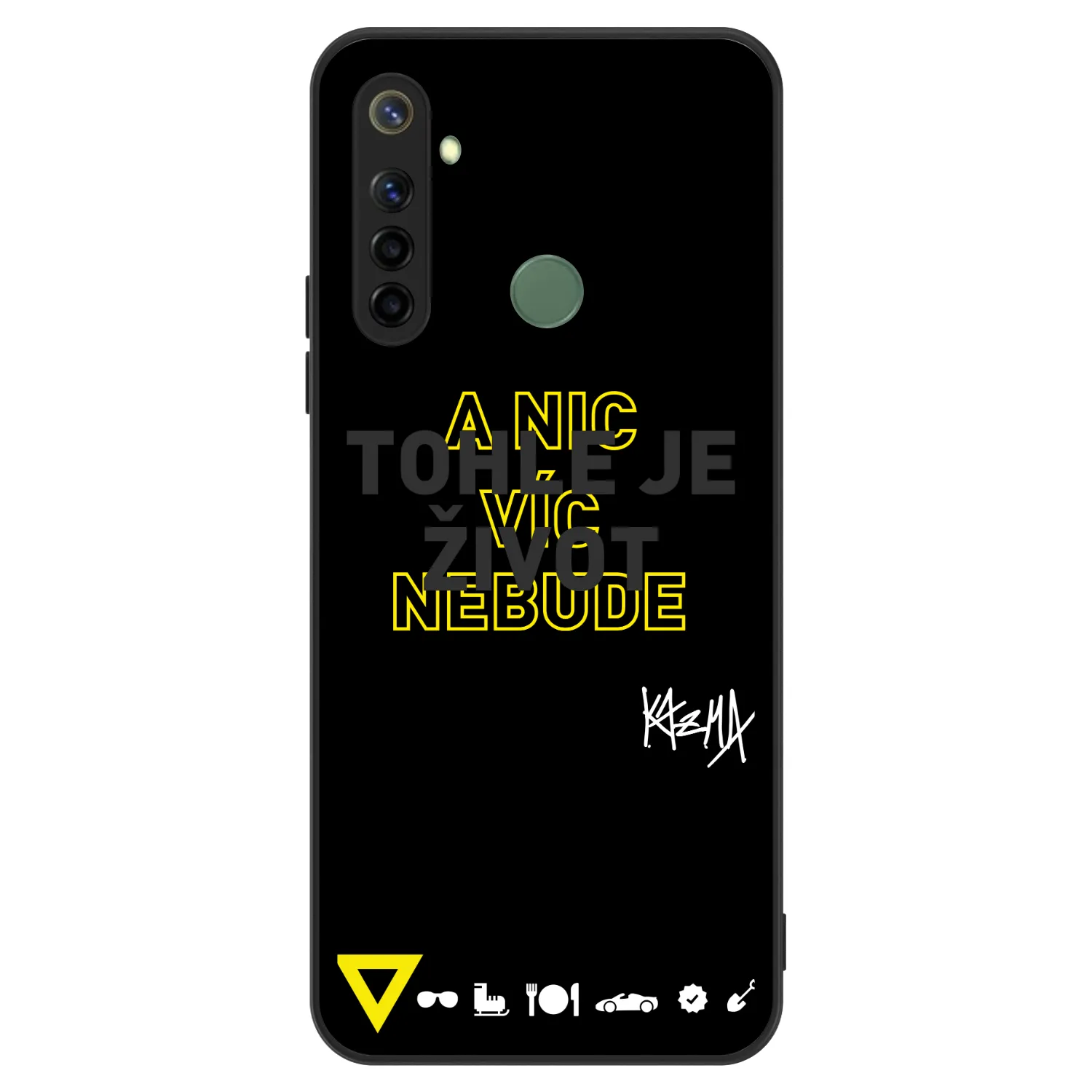 Picasee ULTIMATE CASE pro Realme 6i - Kazma - TOHLE JE ŽIVOT A NIC VÍC NEBUDE