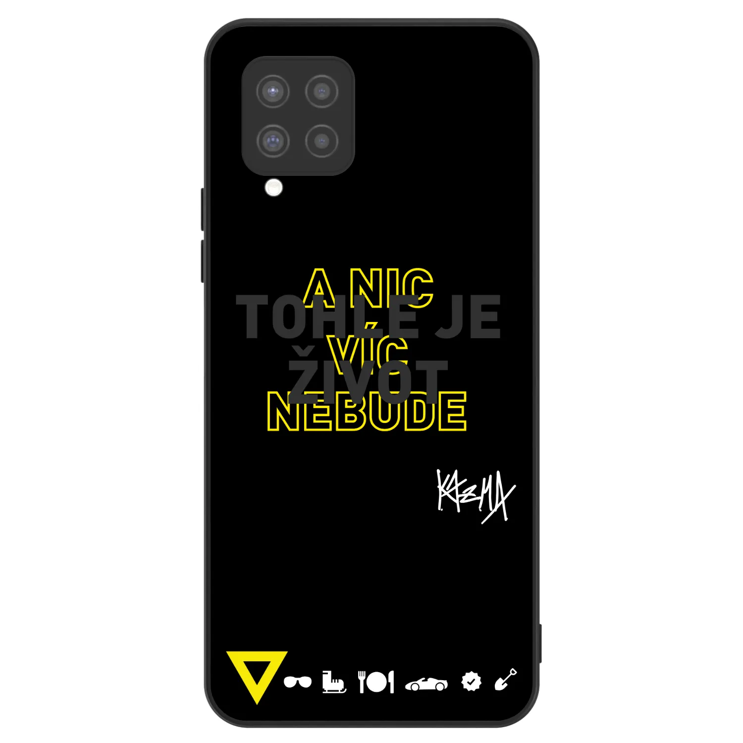 Picasee ULTIMATE CASE pro Samsung Galaxy A42 A426B - Kazma - TOHLE JE ŽIVOT A NIC VÍC NEBUDE