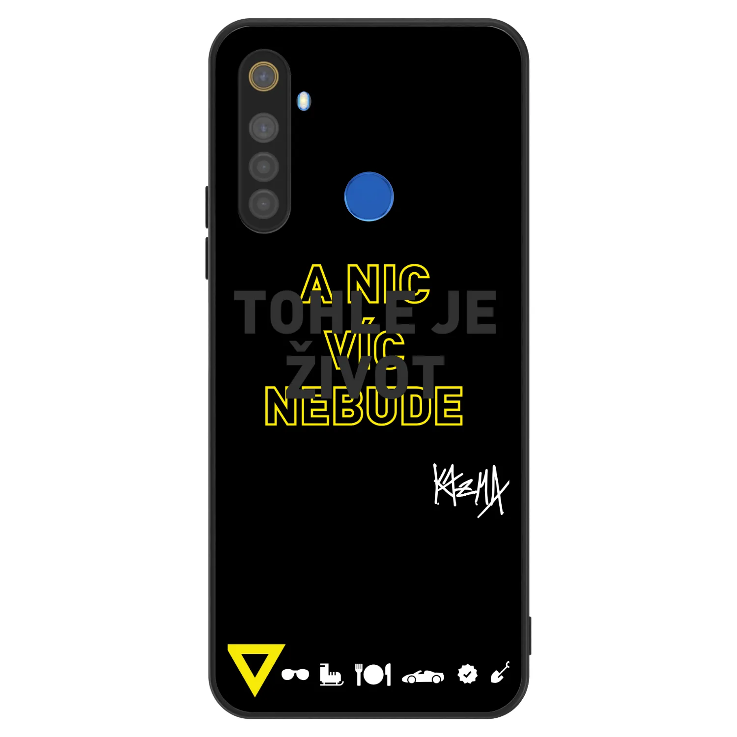 Picasee ULTIMATE CASE pro Realme 5 - Kazma - TOHLE JE ŽIVOT A NIC VÍC NEBUDE