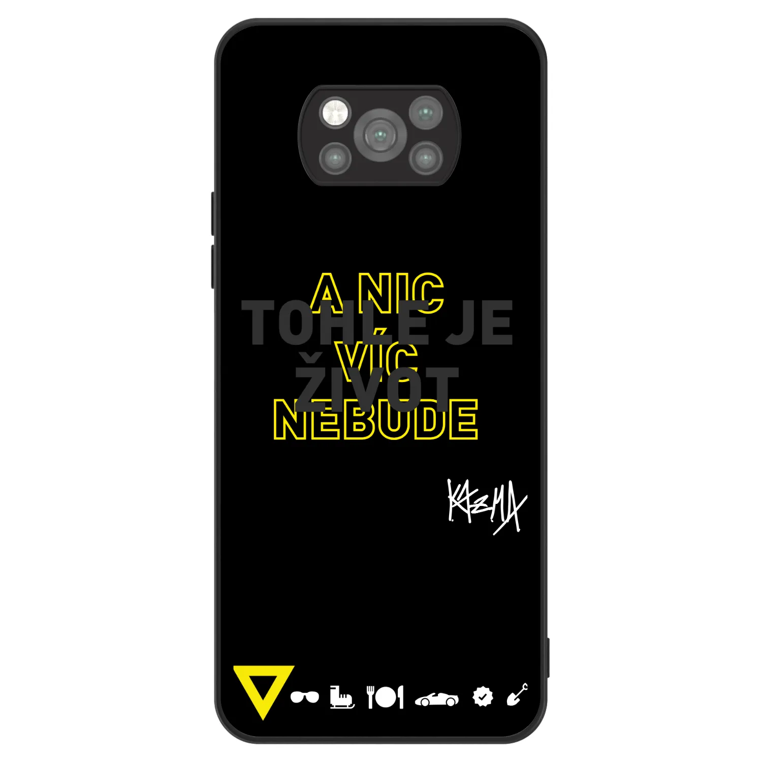 Picasee ULTIMATE CASE pro Xiaomi Poco X3 Pro - Kazma - TOHLE JE ŽIVOT A NIC VÍC NEBUDE