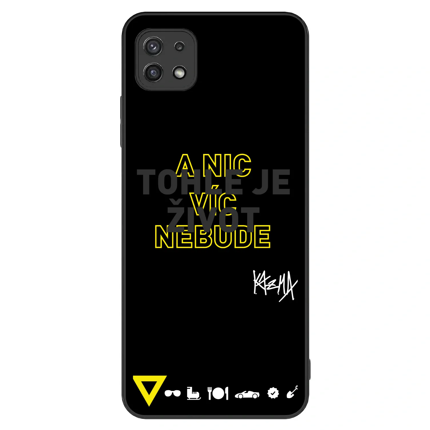 Picasee ULTIMATE CASE pro Samsung Galaxy A22 A226B 5G - Kazma - TOHLE JE ŽIVOT A NIC VÍC NEBUDE