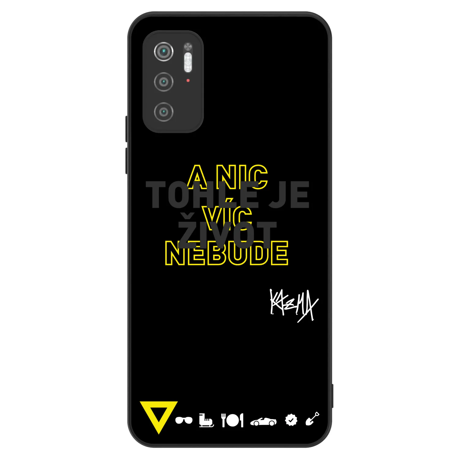 Picasee ULTIMATE CASE pro Xiaomi Poco M3 Pro 5G - Kazma - TOHLE JE ŽIVOT A NIC VÍC NEBUDE