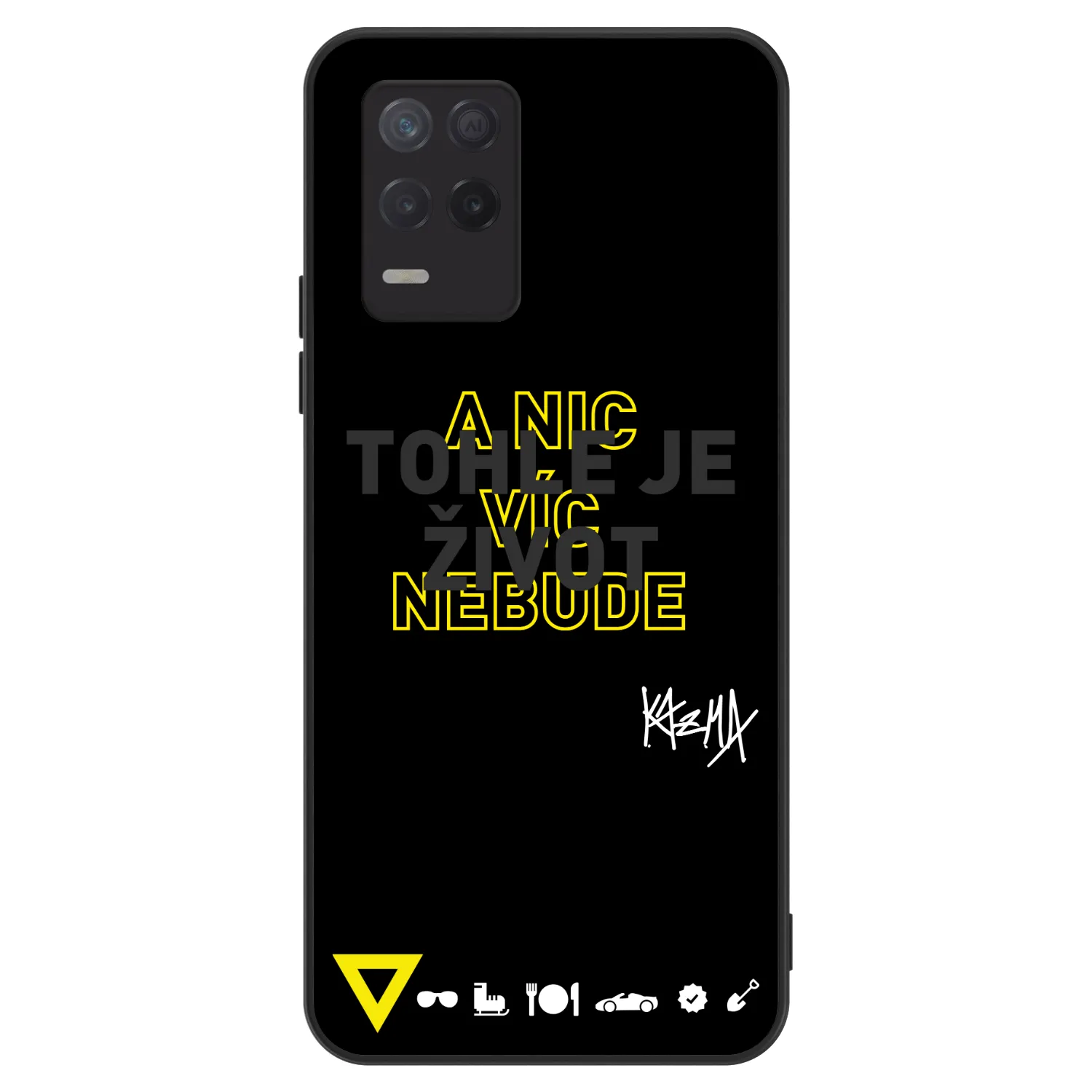 Picasee ULTIMATE CASE pro Realme 8 5G - Kazma - TOHLE JE ŽIVOT A NIC VÍC NEBUDE