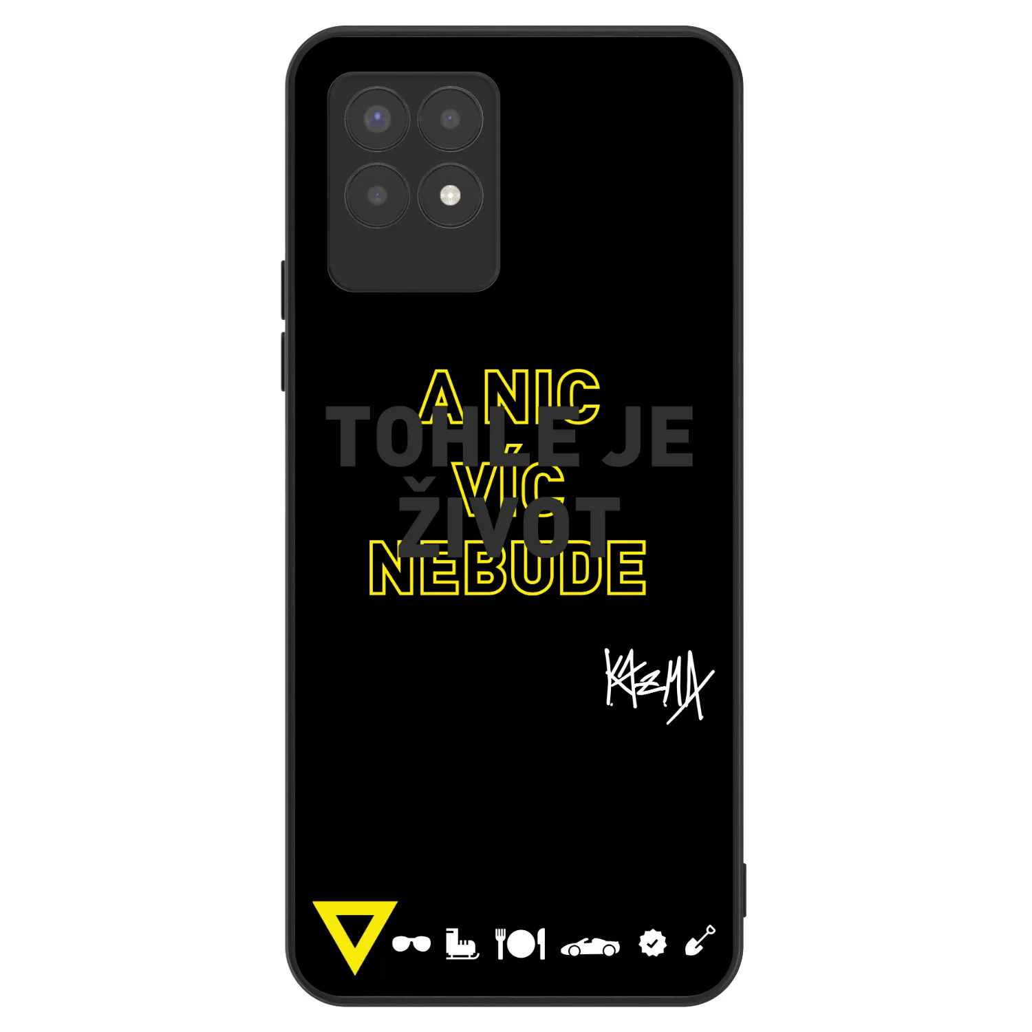 Picasee ULTIMATE CASE pro Realme 8i - Kazma - TOHLE JE ŽIVOT A NIC VÍC NEBUDE