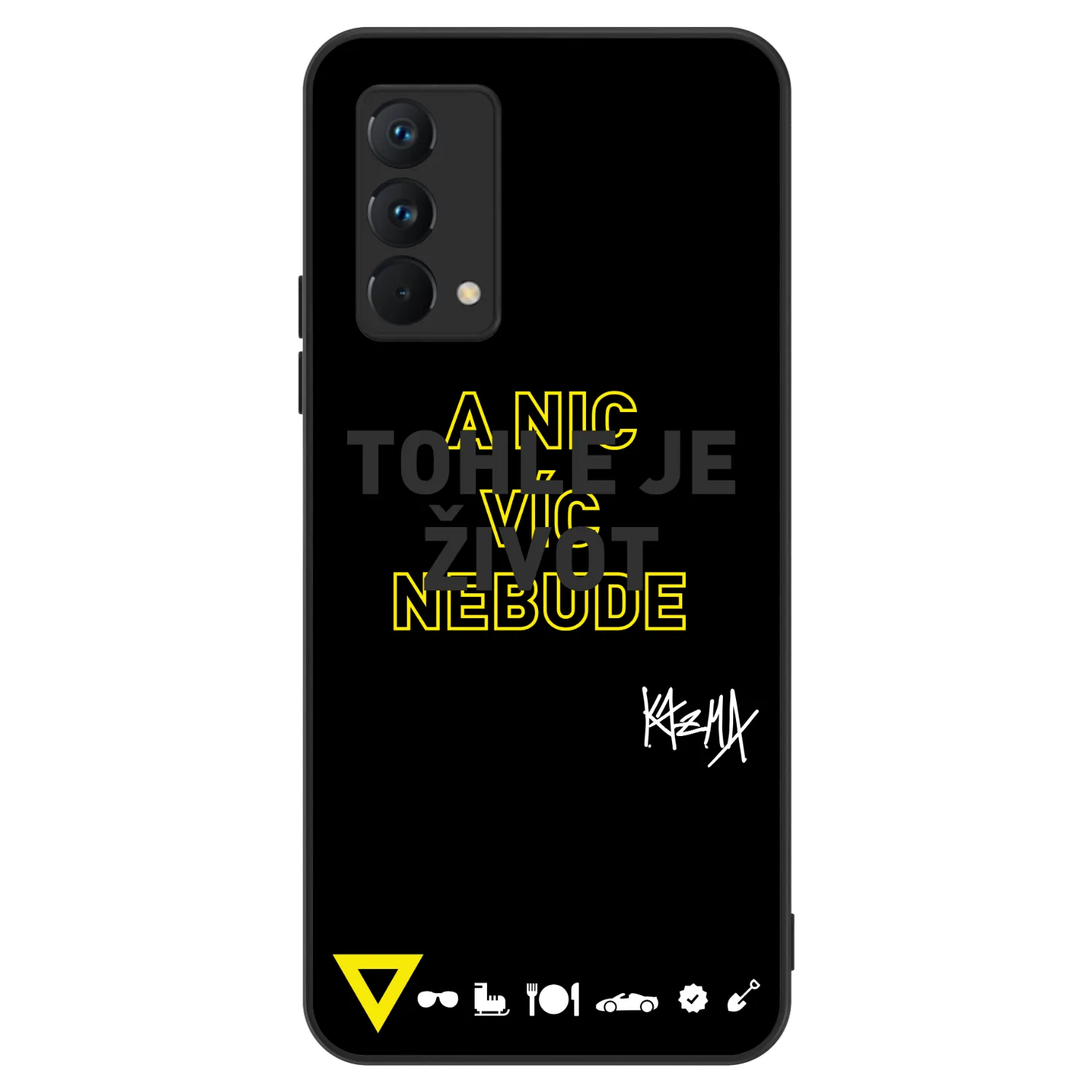 Picasee ULTIMATE CASE pro Realme GT Master Edition 5G - Kazma - TOHLE JE ŽIVOT A NIC VÍC NEBUDE