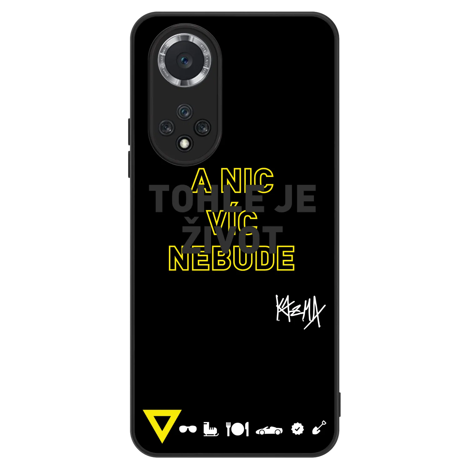 Picasee ULTIMATE CASE pro Huawei Nova 9 SE - Kazma - TOHLE JE ŽIVOT A NIC VÍC NEBUDE