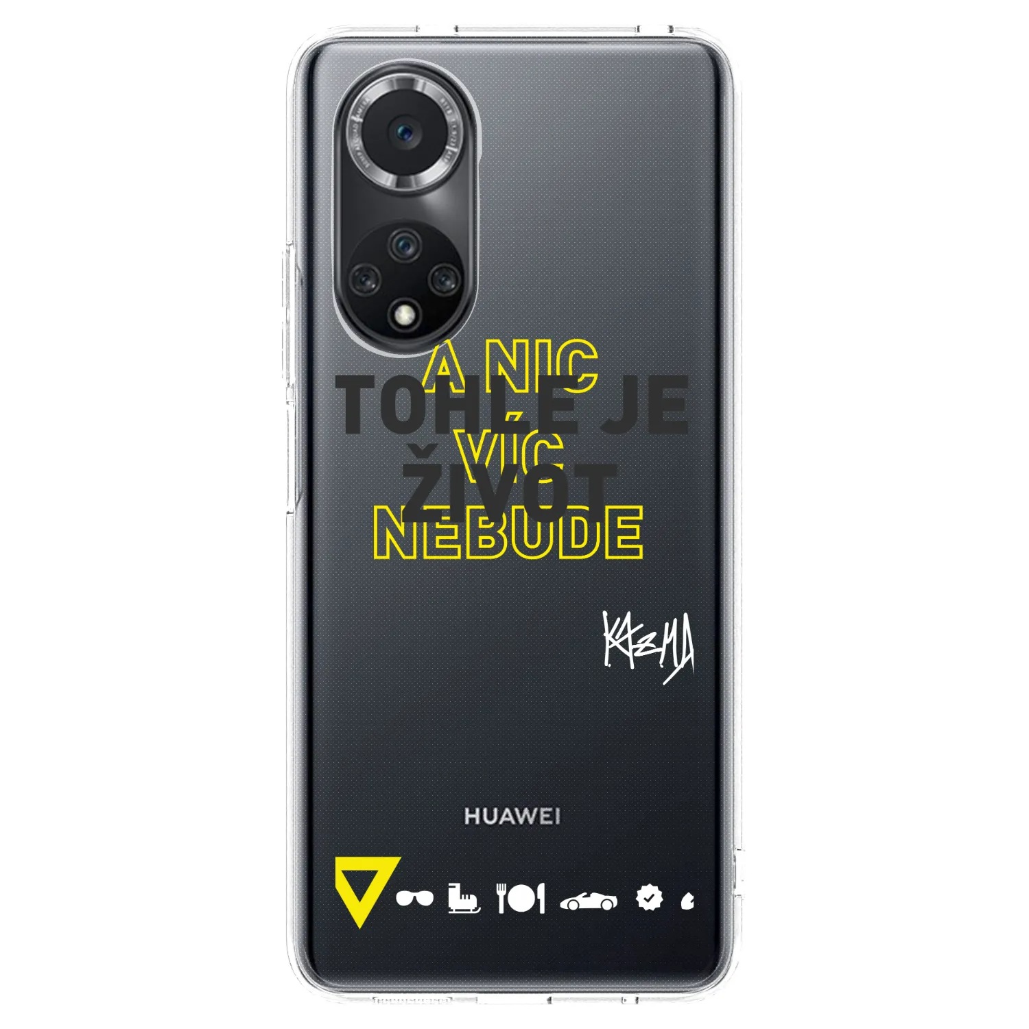 Picasee silikonový průhledný obal pro Huawei Nova 9 SE - Kazma - TOHLE JE ŽIVOT A NIC VÍC NEBUDE