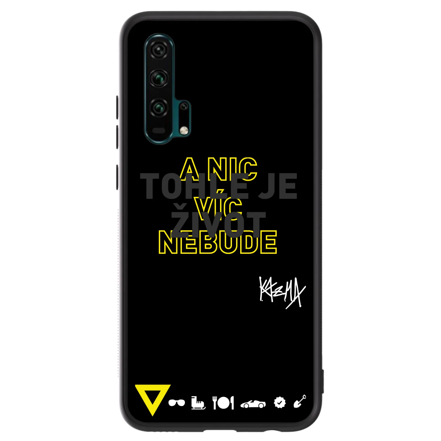 Picasee ULTIMATE CASE pro Honor 20 Pro - Kazma - TOHLE JE ŽIVOT A NIC VÍC NEBUDE