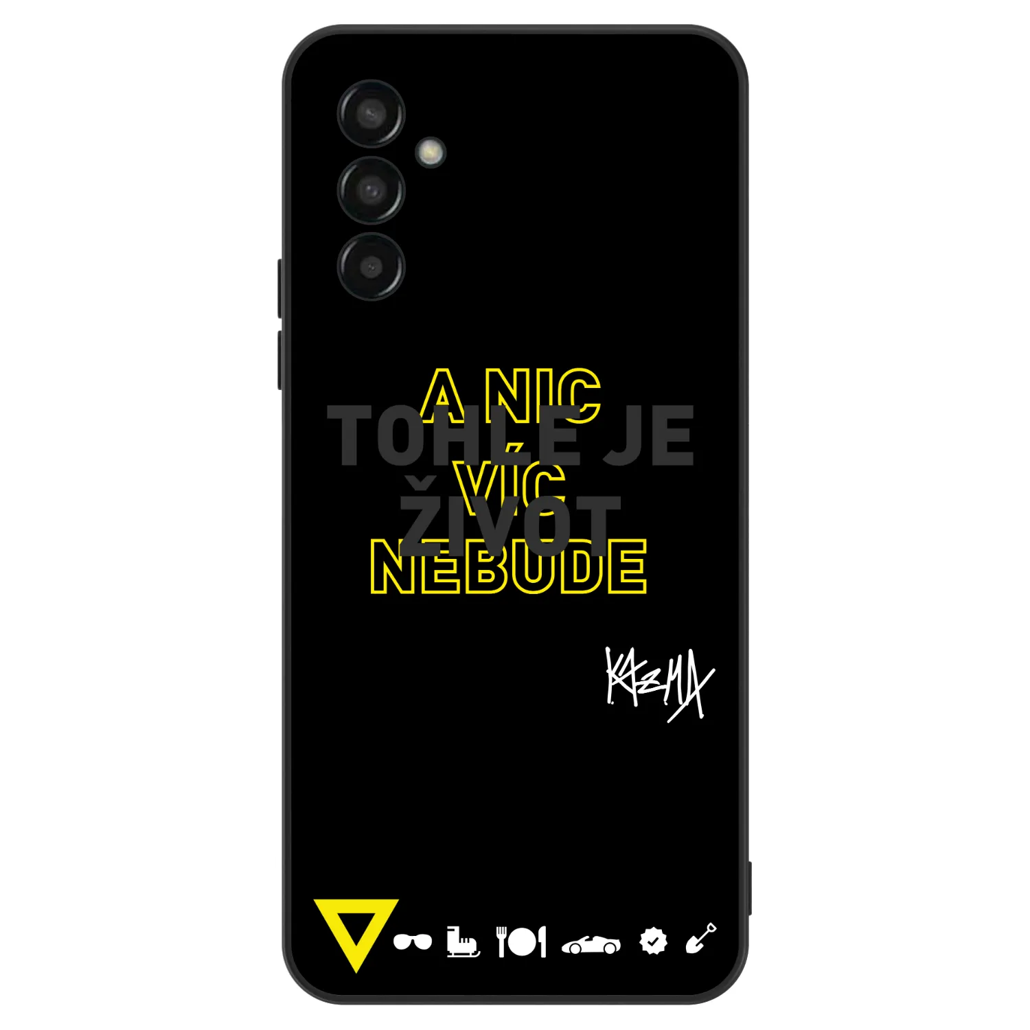 Picasee ULTIMATE CASE pro Samsung Galaxy M13 M135F - Kazma - TOHLE JE ŽIVOT A NIC VÍC NEBUDE