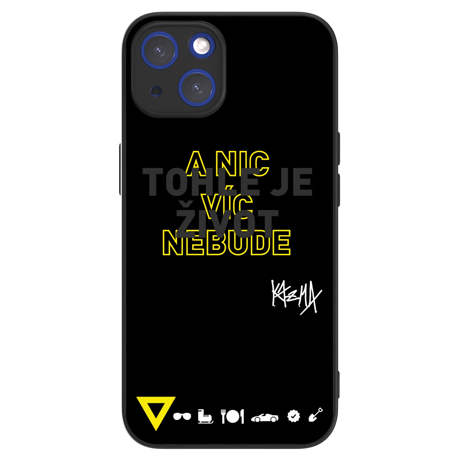 Picasee ULTIMATE CASE MagSafe pro Apple iPhone 14 - Kazma - TOHLE JE ŽIVOT A NIC VÍC NEBUDE