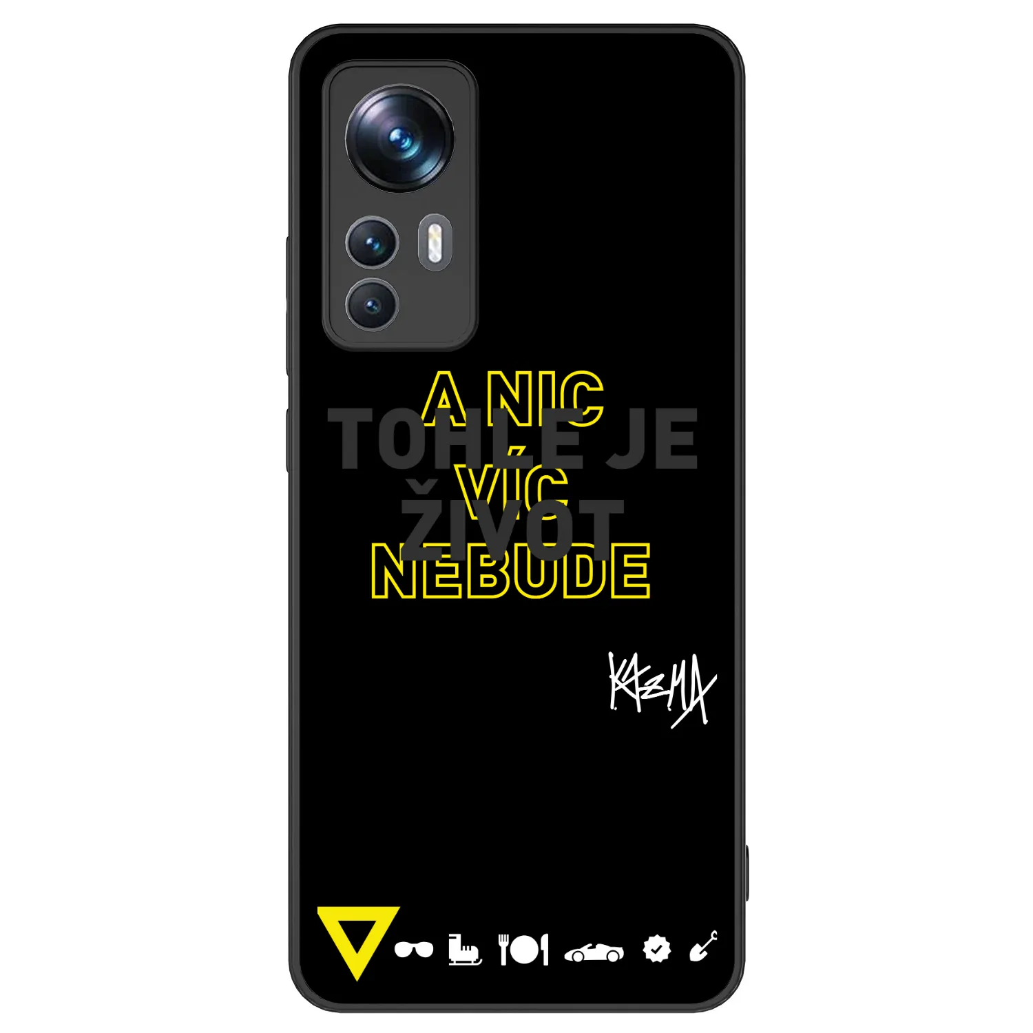 Picasee ULTIMATE CASE pro Xiaomi 12T Pro - Kazma - TOHLE JE ŽIVOT A NIC VÍC NEBUDE