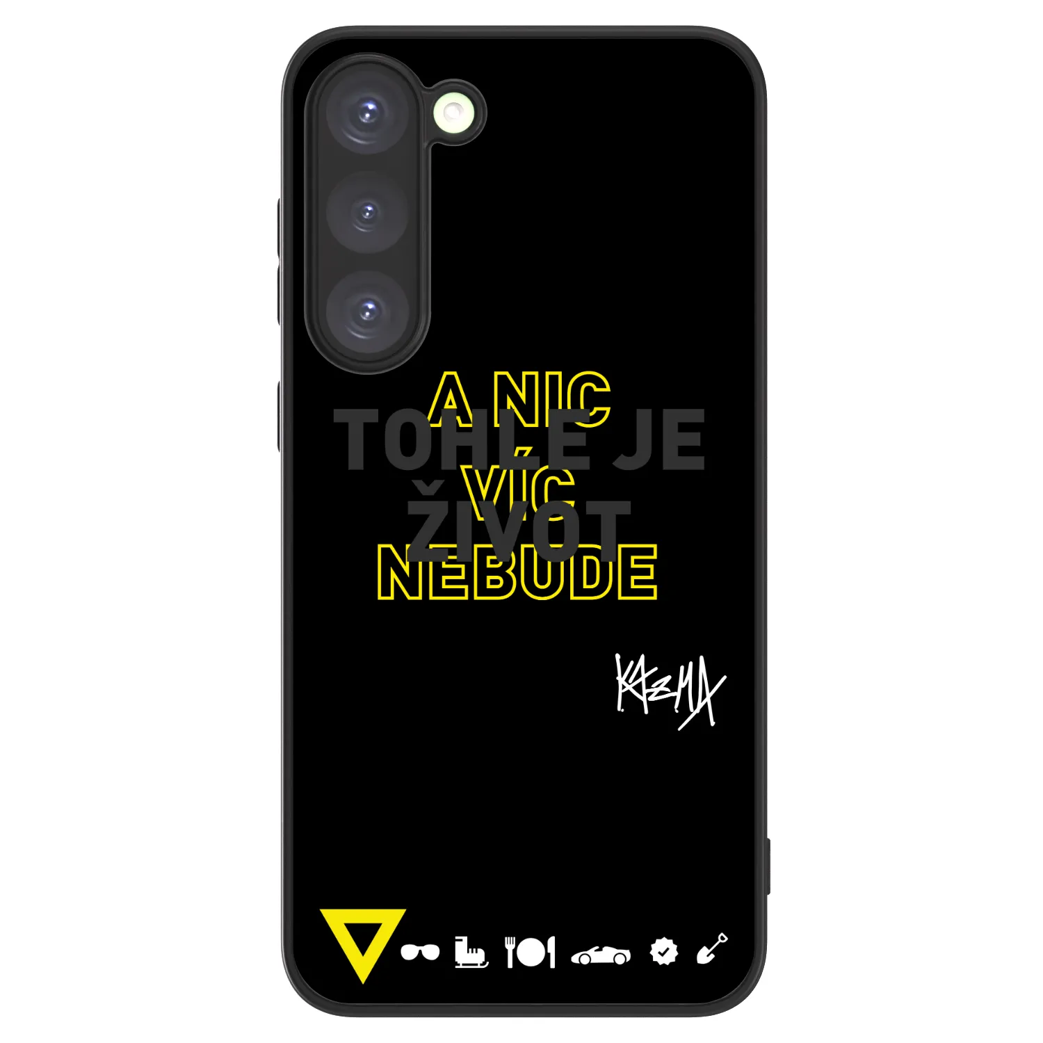 Picasee ULTIMATE CASE pro Samsung Galaxy S23+ 5G - Kazma - TOHLE JE ŽIVOT A NIC VÍC NEBUDE