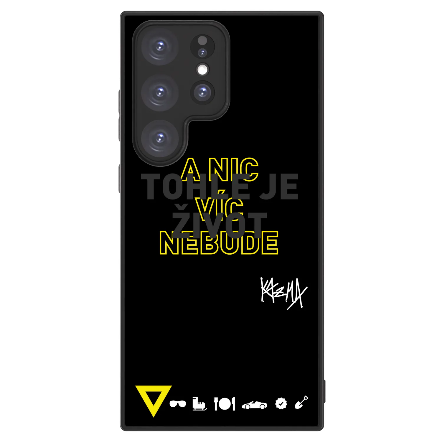 Picasee ULTIMATE CASE pro Samsung Galaxy S23 Ultra 5G - Kazma - TOHLE JE ŽIVOT A NIC VÍC NEBUDE