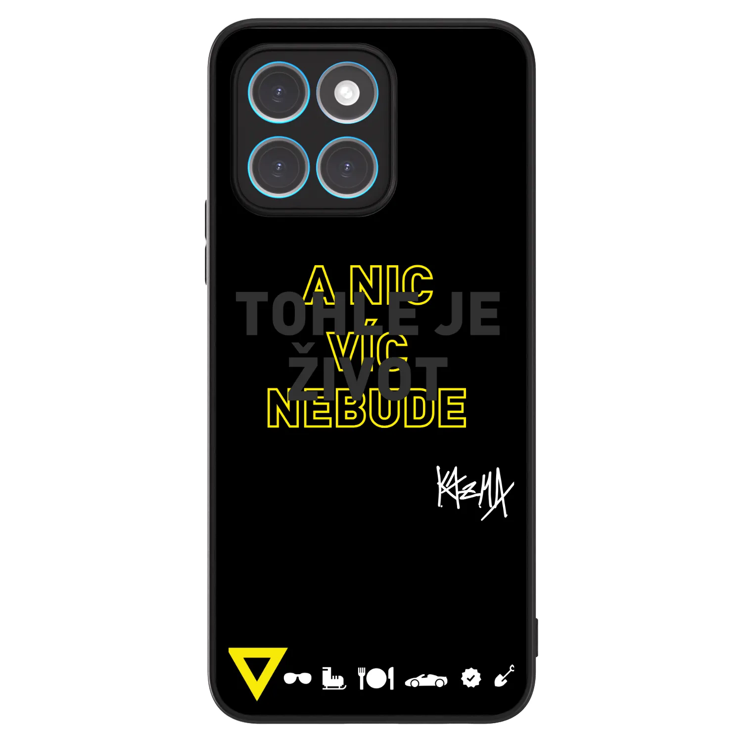 Picasee ULTIMATE CASE pro Honor X8 5G - Kazma - TOHLE JE ŽIVOT A NIC VÍC NEBUDE