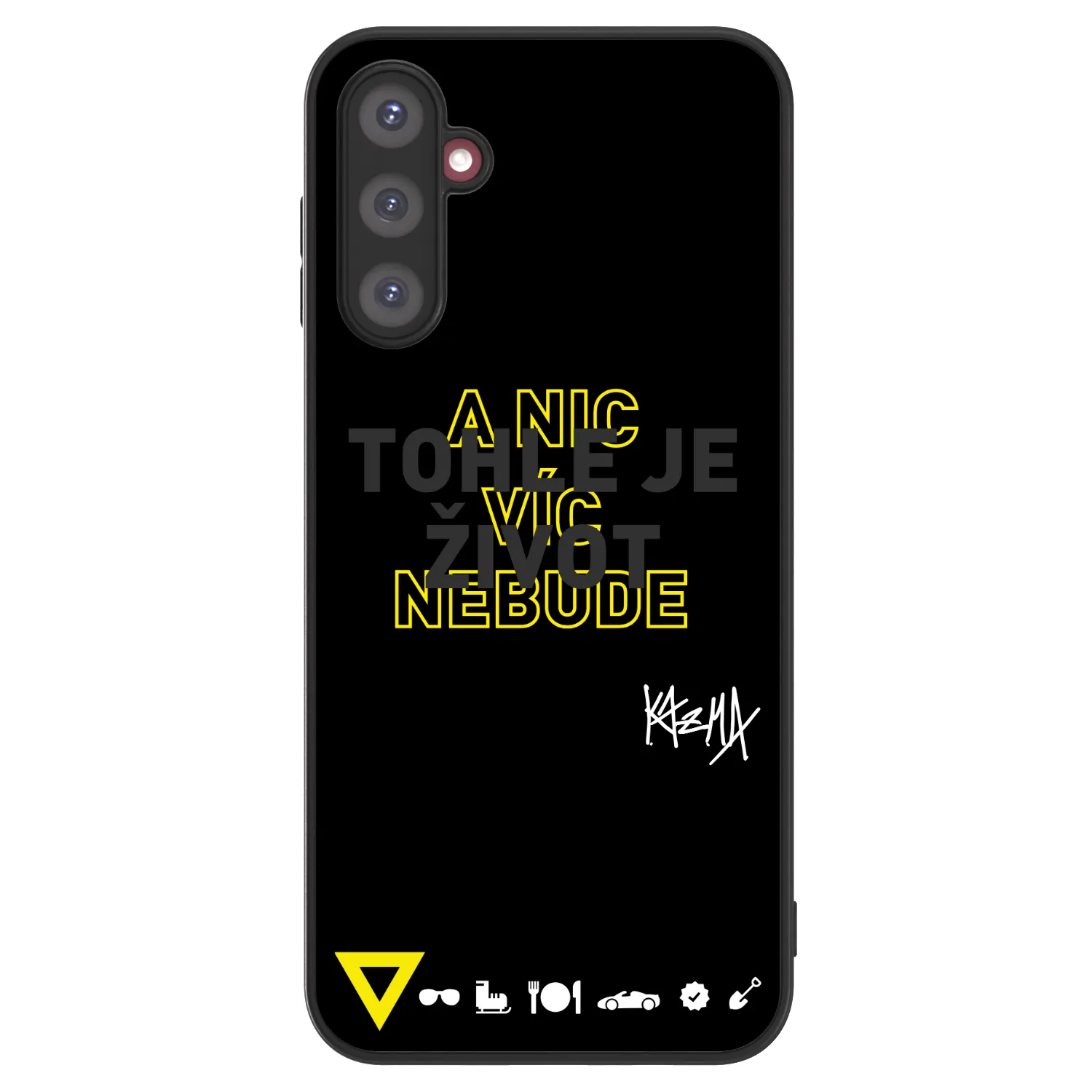 Picasee ULTIMATE CASE pro Samsung Galaxy A14 4G A145R - Kazma - TOHLE JE ŽIVOT A NIC VÍC NEBUDE