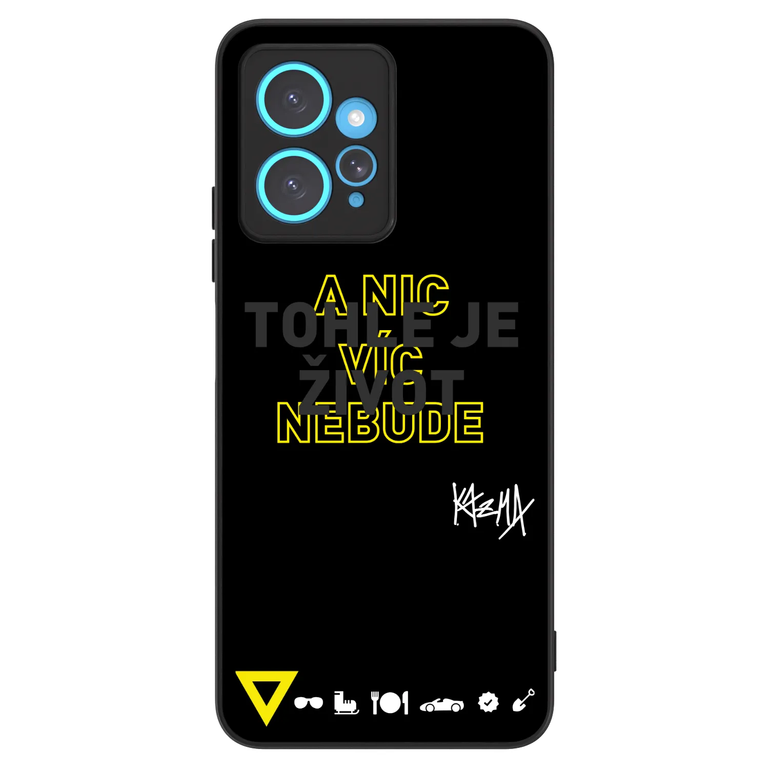Picasee ULTIMATE CASE pro Xiaomi Redmi Note 12 4G - Kazma - TOHLE JE ŽIVOT A NIC VÍC NEBUDE