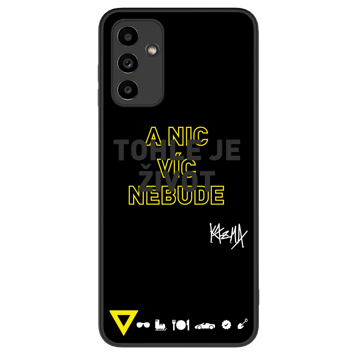 Picasee ULTIMATE CASE pro Samsung Galaxy A04s A047F - Kazma - TOHLE JE ŽIVOT A NIC VÍC NEBUDE