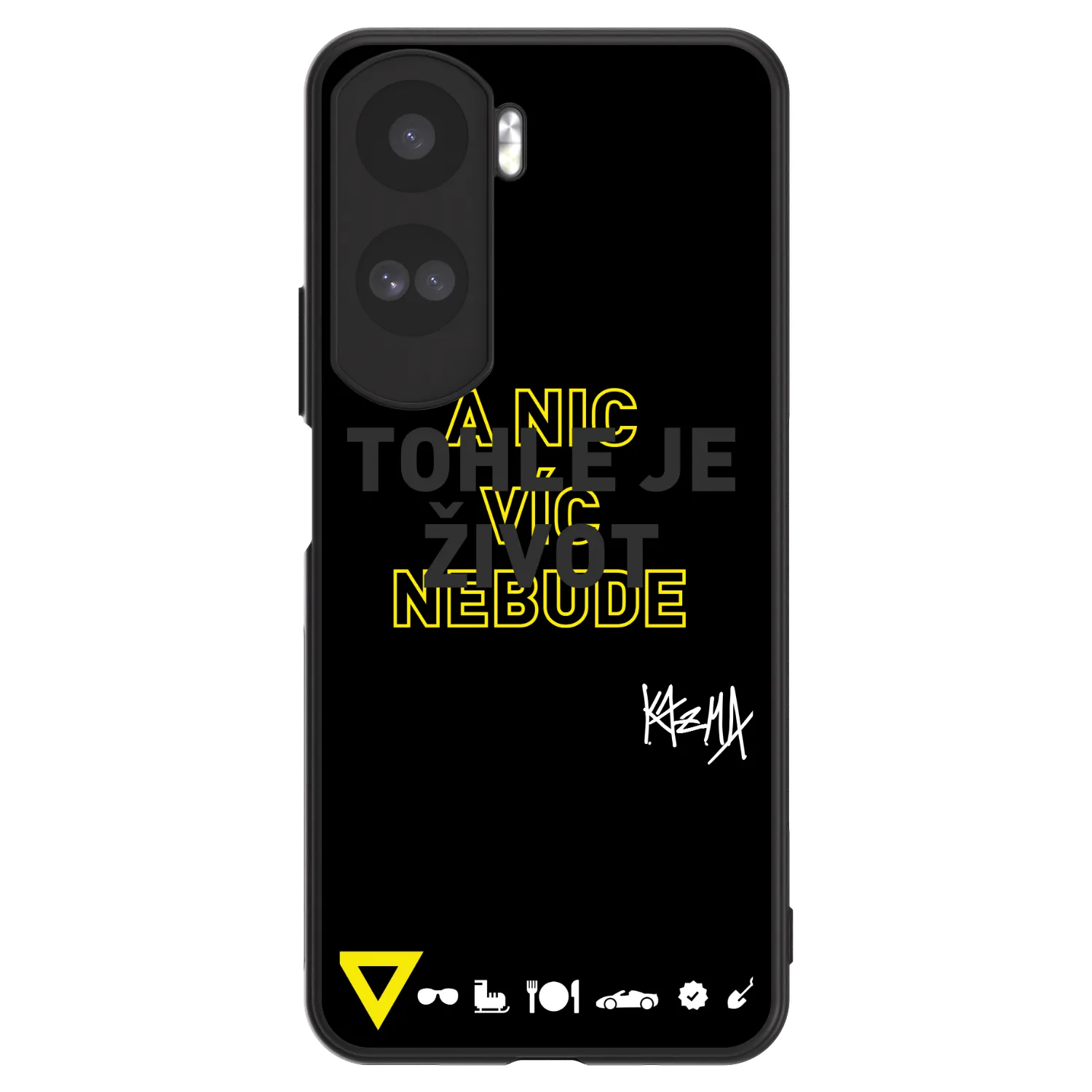 Picasee ULTIMATE CASE pro Honor 90 Lite 5G - Kazma - TOHLE JE ŽIVOT A NIC VÍC NEBUDE