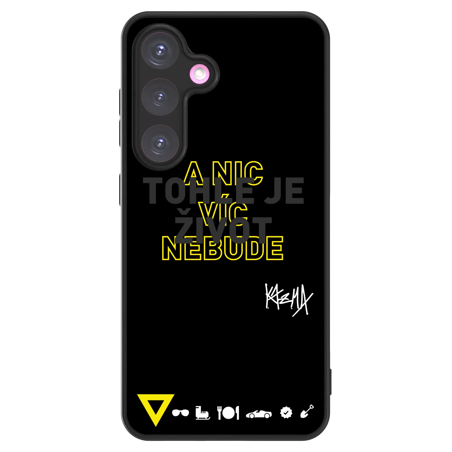 Picasee ULTIMATE CASE pro Samsung Galaxy S24+ S926B 5G - Kazma - TOHLE JE ŽIVOT A NIC VÍC NEBUDE