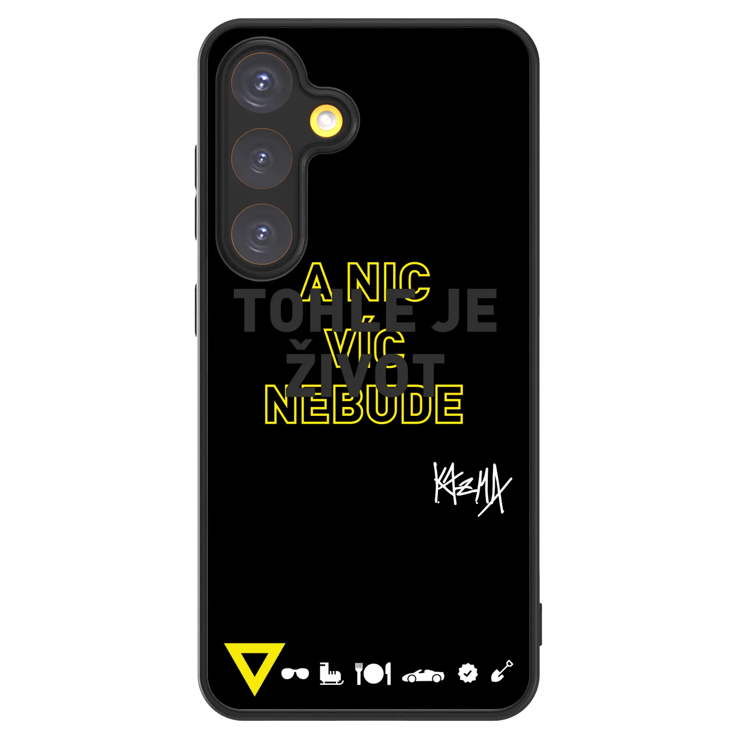 Picasee ULTIMATE CASE pro Samsung Galaxy S24 S921B 5G - Kazma - TOHLE JE ŽIVOT A NIC VÍC NEBUDE