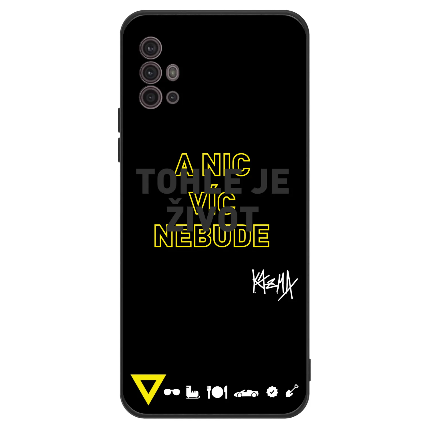 Picasee ULTIMATE CASE pro Motorola Moto G30 - Kazma - TOHLE JE ŽIVOT A NIC VÍC NEBUDE