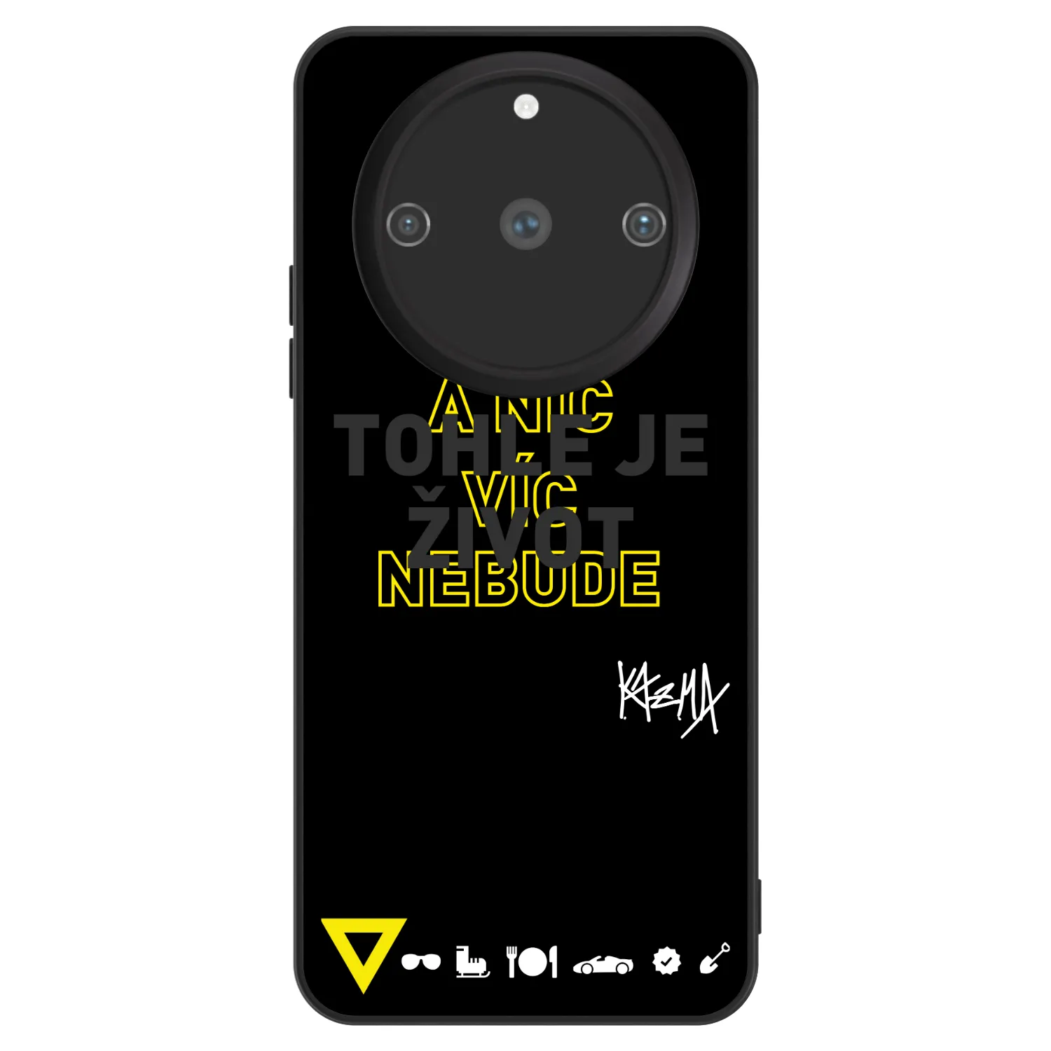 Picasee ULTIMATE CASE pro Realme 11 Pro+ - Kazma - TOHLE JE ŽIVOT A NIC VÍC NEBUDE