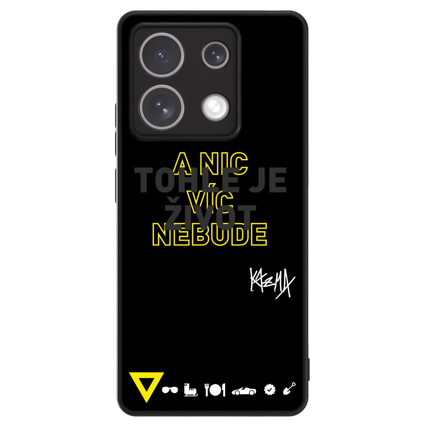 Picasee ULTIMATE CASE pro Xiaomi Redmi Note 13 Pro 5G - Kazma - TOHLE JE ŽIVOT A NIC VÍC NEBUDE