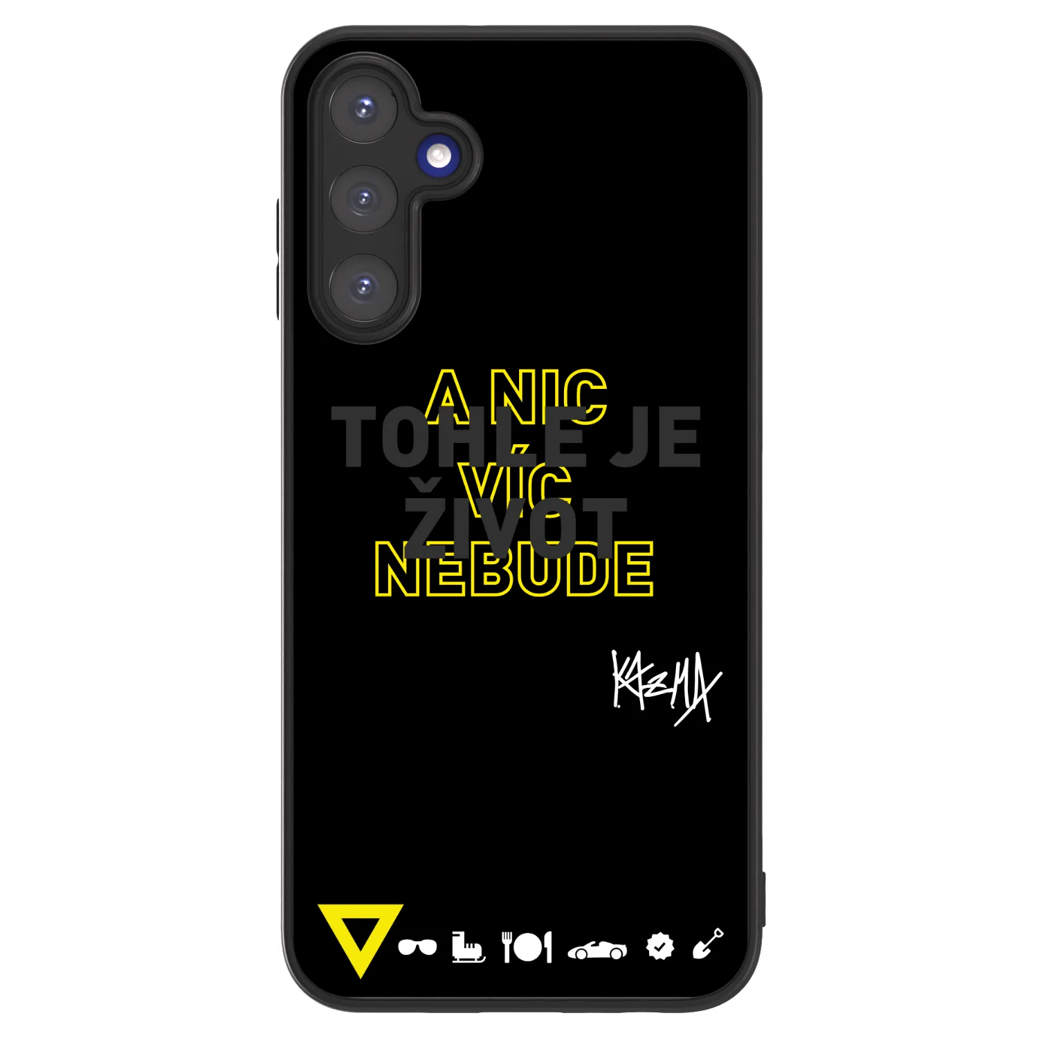 Picasee ULTIMATE CASE pro Samsung Galaxy A15 A155F 4G - Kazma - TOHLE JE ŽIVOT A NIC VÍC NEBUDE