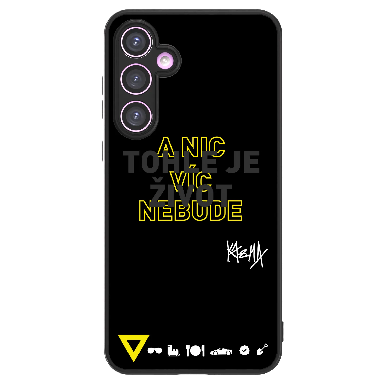 Picasee ULTIMATE CASE pro Samsung Galaxy A35 5G A356B - Kazma - TOHLE JE ŽIVOT A NIC VÍC NEBUDE