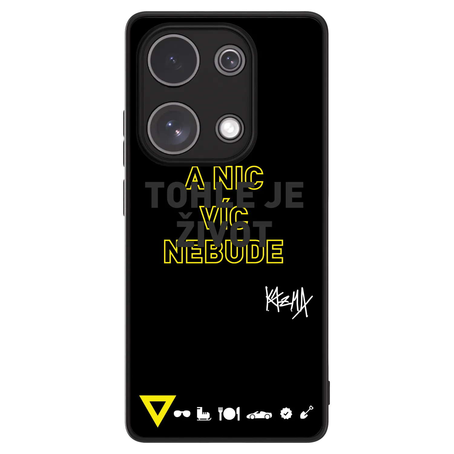 Picasee ULTIMATE CASE pro Xiaomi Redmi Note 13 Pro 4G - Kazma - TOHLE JE ŽIVOT A NIC VÍC NEBUDE