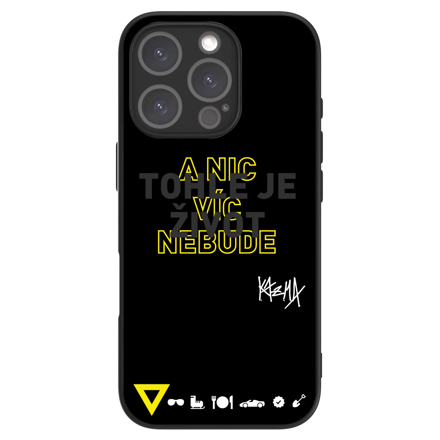 Picasee ULTIMATE CASE pro Apple iPhone 16 Pro - Kazma - TOHLE JE ŽIVOT A NIC VÍC NEBUDE