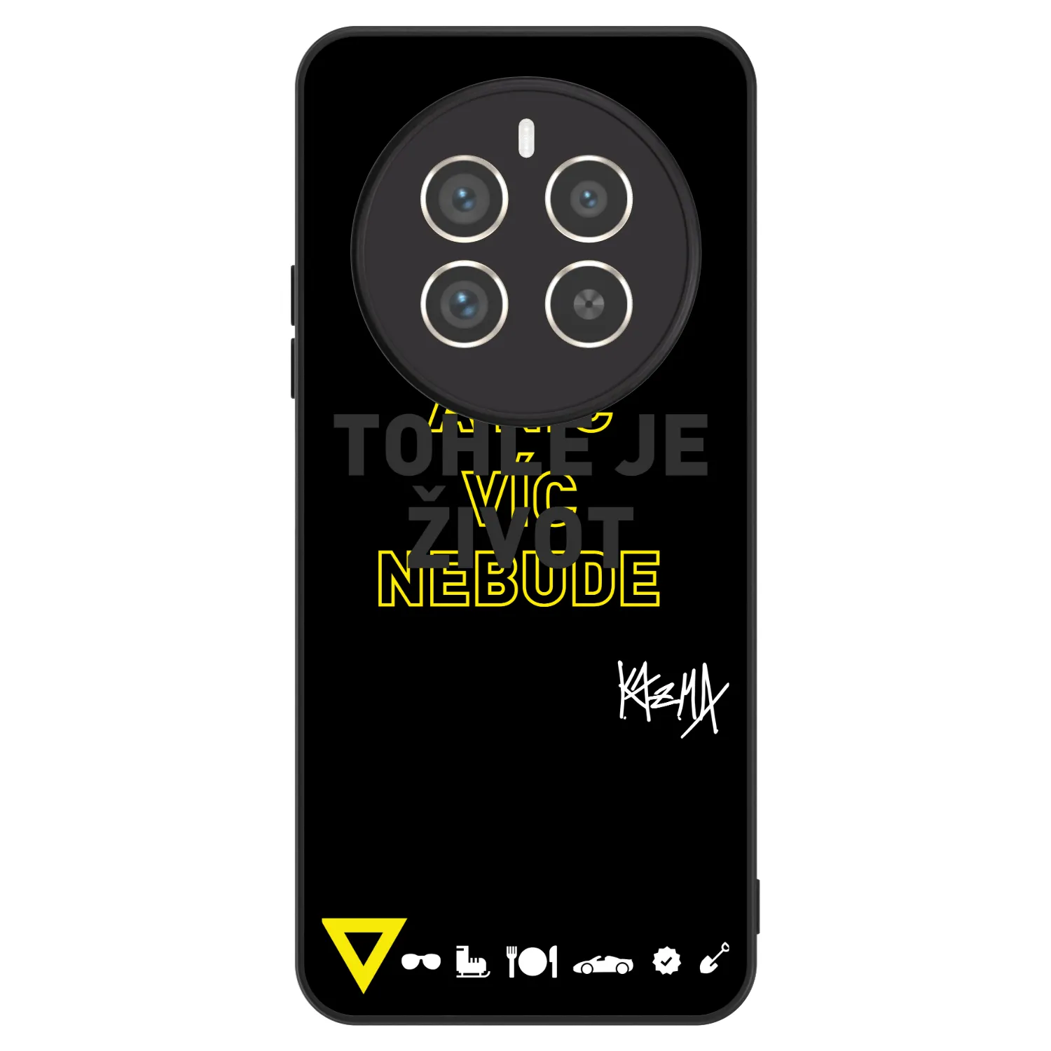 Picasee ULTIMATE CASE pro Realme 12 Pro 5G - Kazma - TOHLE JE ŽIVOT A NIC VÍC NEBUDE