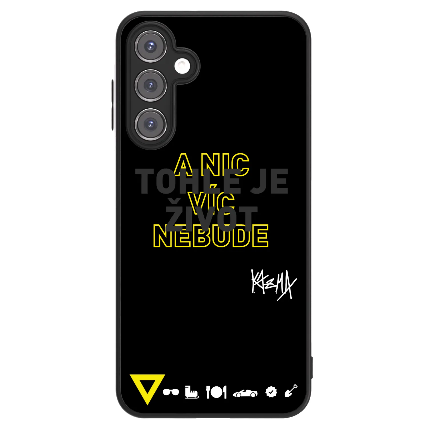 Picasee ULTIMATE CASE pro Samsung Galaxy A16 5G - Kazma - TOHLE JE ŽIVOT A NIC VÍC NEBUDE