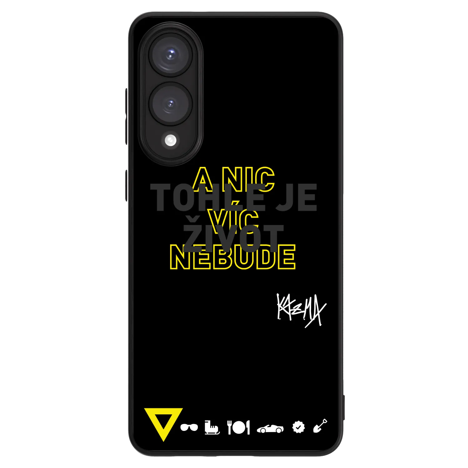 Picasee ULTIMATE CASE pro Samsung Galaxy S25 Edge 5G - Kazma - TOHLE JE ŽIVOT A NIC VÍC NEBUDE