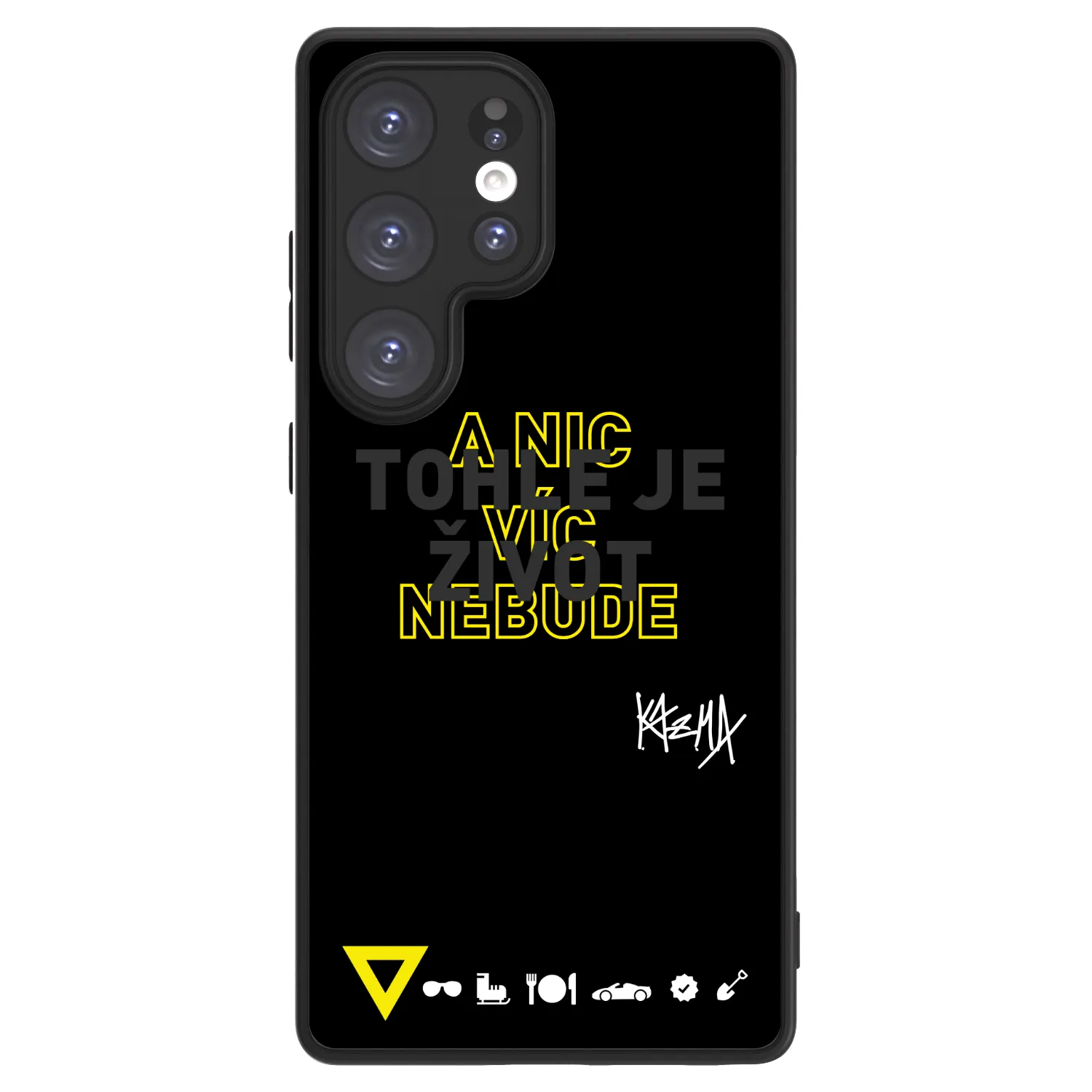 Picasee ULTIMATE CASE PowerShare pro Samsung Galaxy S25 Ultra 5G - Kazma - TOHLE JE ŽIVOT A NIC VÍC NEBUDE