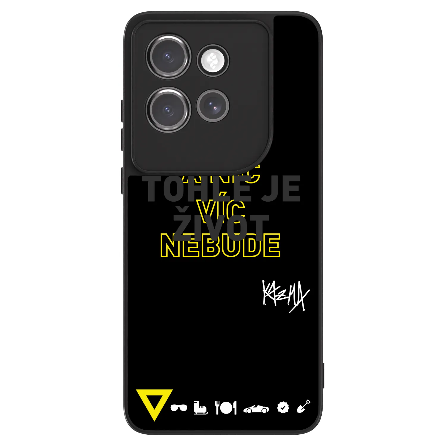 Picasee ULTIMATE CASE pro Motorola Edge 50 Neo - Kazma - TOHLE JE ŽIVOT A NIC VÍC NEBUDE